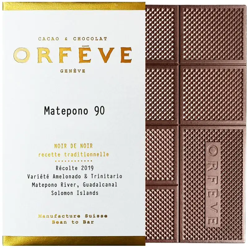 Schweizer Schokolade Matepono 90 von Orfeve