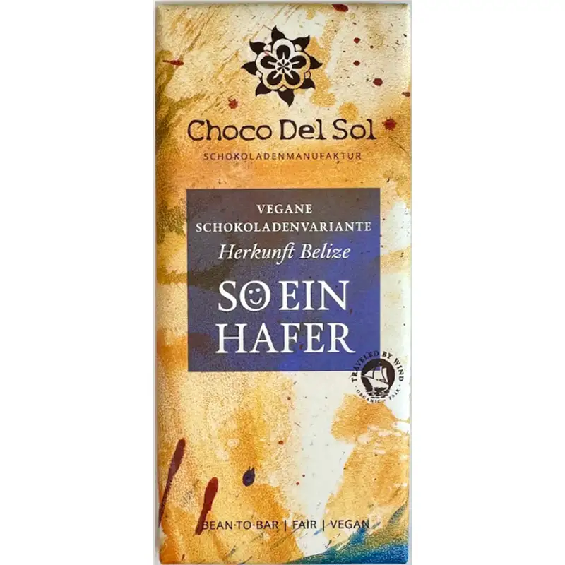 So ein Hafer Milchschokolade Vegan von Choco del Sol