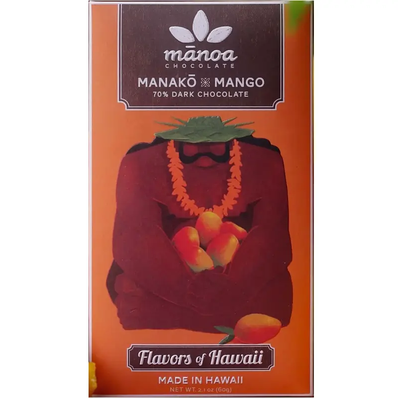 Schokolade mit Mango von Manoa Hawaii