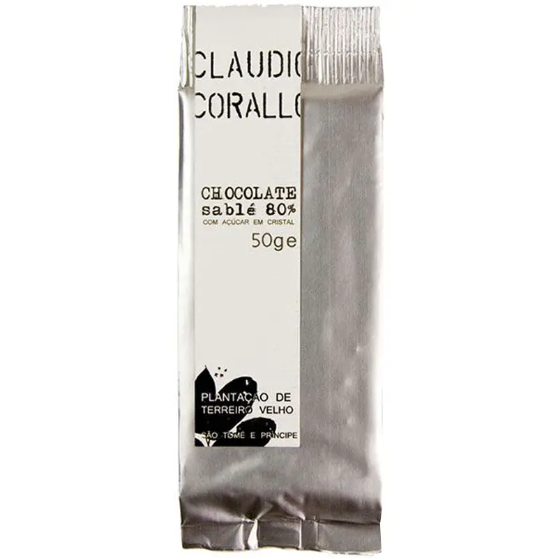 50g Schokolade von Claudio Corallo 80% kakao