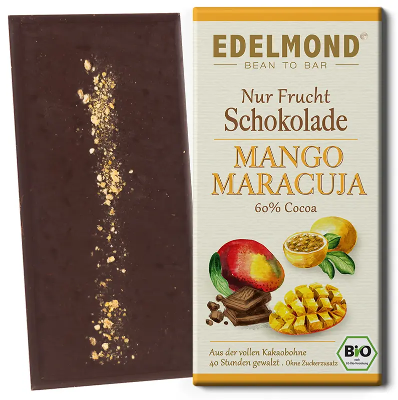 Mango Maracuja Schokolade von Edelmond Spreewald