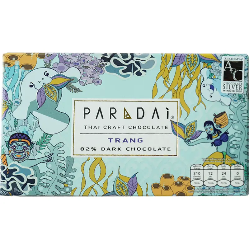 PARADAi | Dunkle Schokolade »Trang Thailand« 82% | 50g