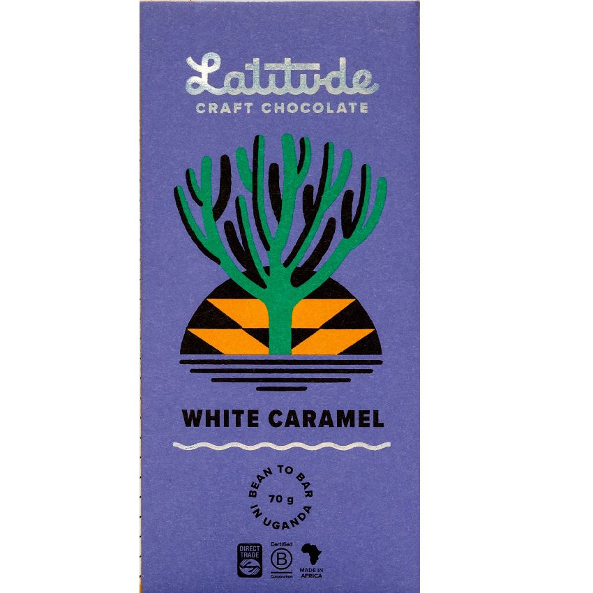 LATITUDE | Weiße Schokolade »White Caramel« 40% | 70g LATITUDE | Weiße Schokolade »White Caramel« 40% | 70g