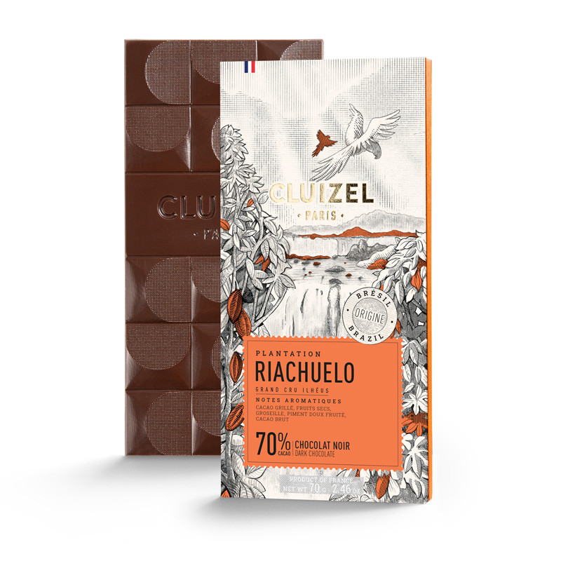 MICHEL CLUIZEL Dunkle Schokolade | »Plantation Riachuelo« 70%