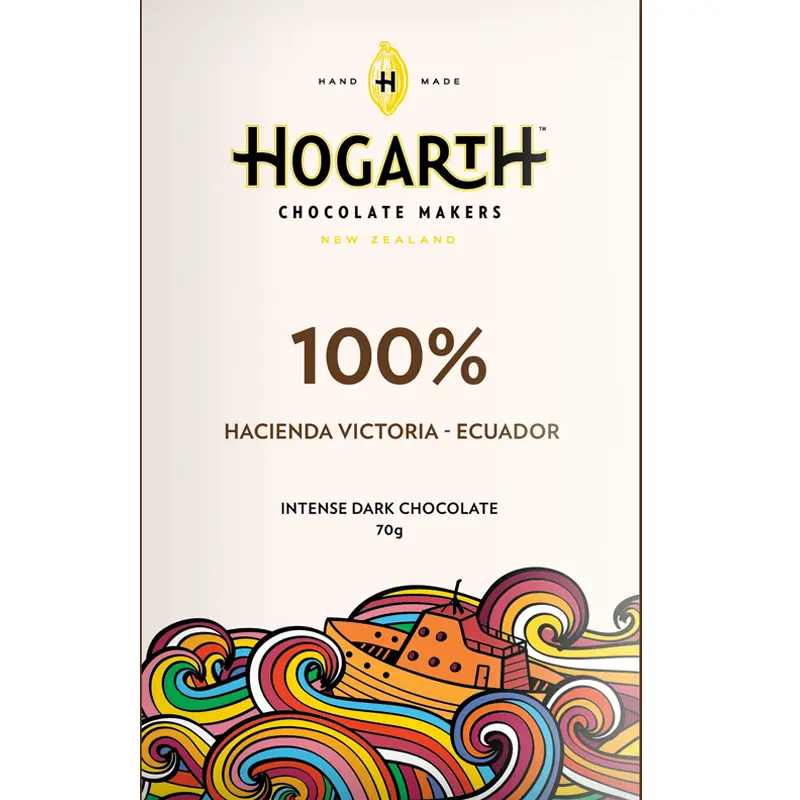 100 Prozent Kakaomasse  Schokolade von Hogarth Neuseeland