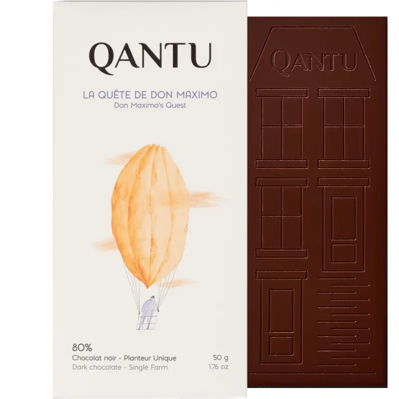 QANTU Schokolade »La Quête de don Maximo« Cusco Peru 80% | 50g 80% Schokolade von Qantu Canada