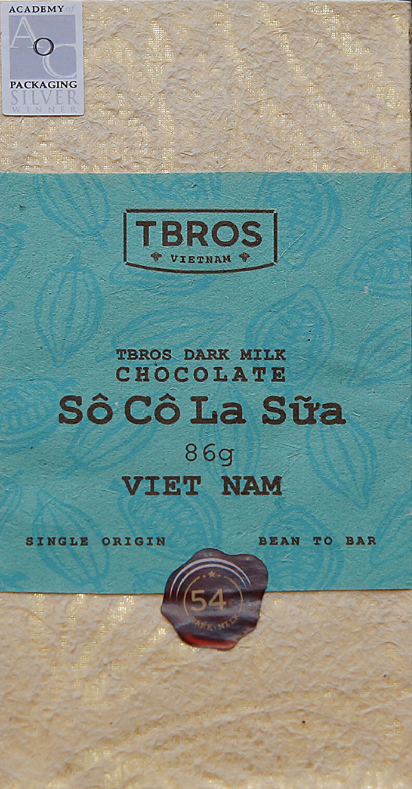 TBROS Chocolate | Milchschokolade »Vietnam - Sô Cô La Sua« 54% | 86g