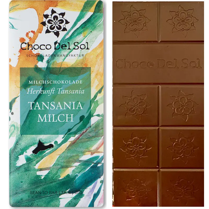 Tansania Milchschokolade von Choco del Sol