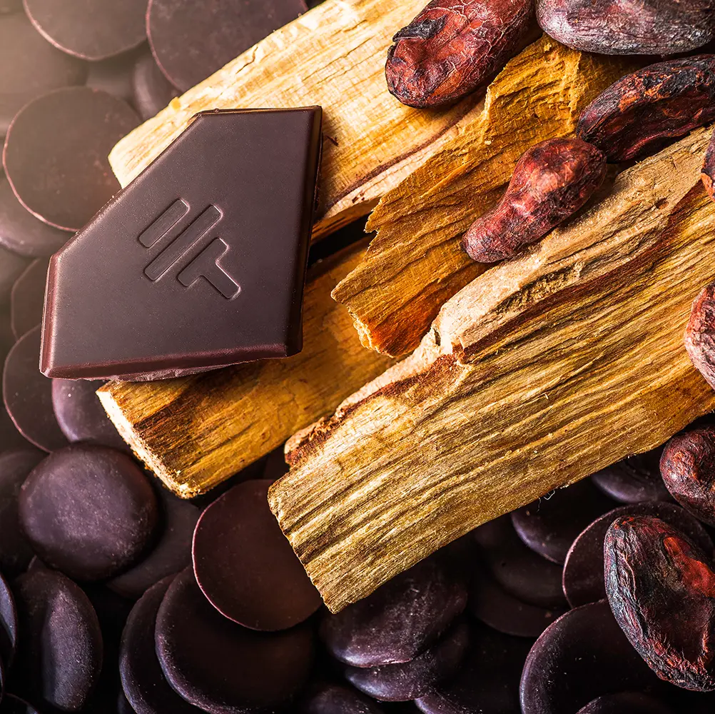 Palo Santo Holz zur Reife von Schokolade Toak Ecuador