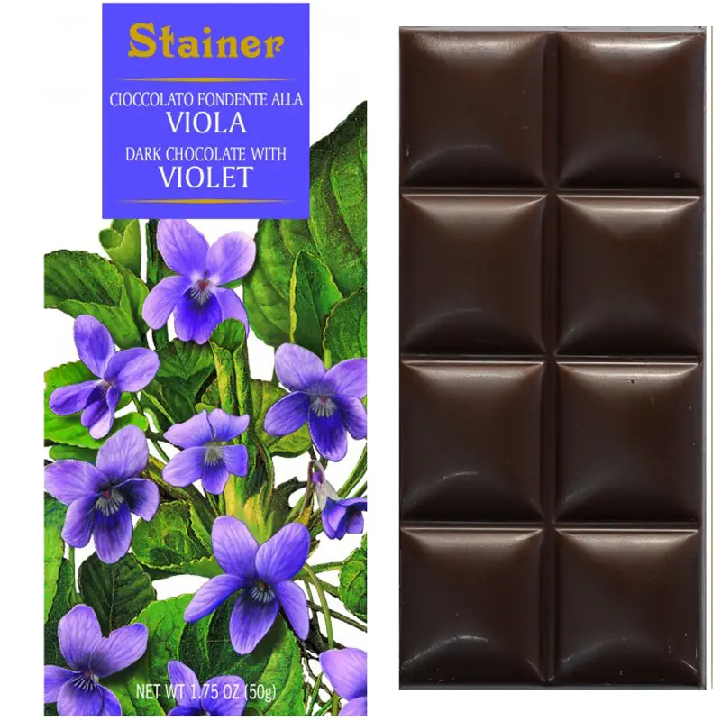 Violet Schokolade mit Veilchen von Stainer Italien