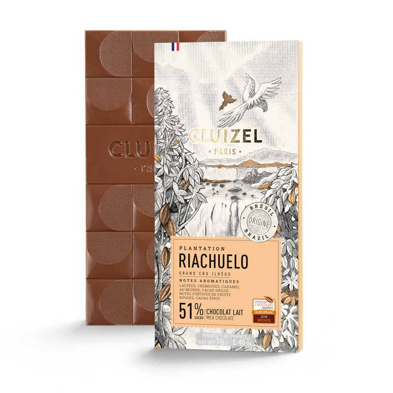 MICHEL CLUIZEL Milchschokolade | Plantation »Riachuelo« 51% | 70g