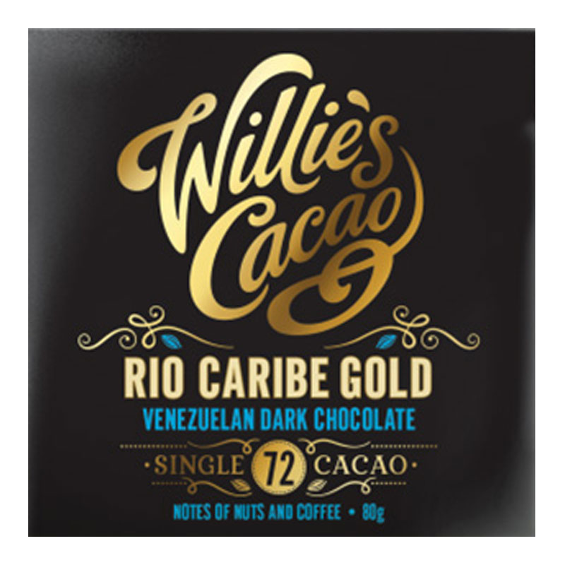 WILLIE's Cacao | Dunkle Schokolade »Venezuela – Rio Caribe Gold« 72% | 50g