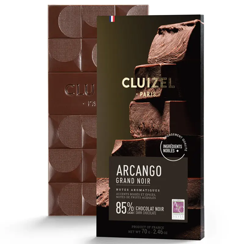 MICHEL CLUIZEL | Dunkle Schokolade »Arcango Grand Noir« 85% Arcango Dunkle Edelschokolade von Michel Cluizel Frankreich