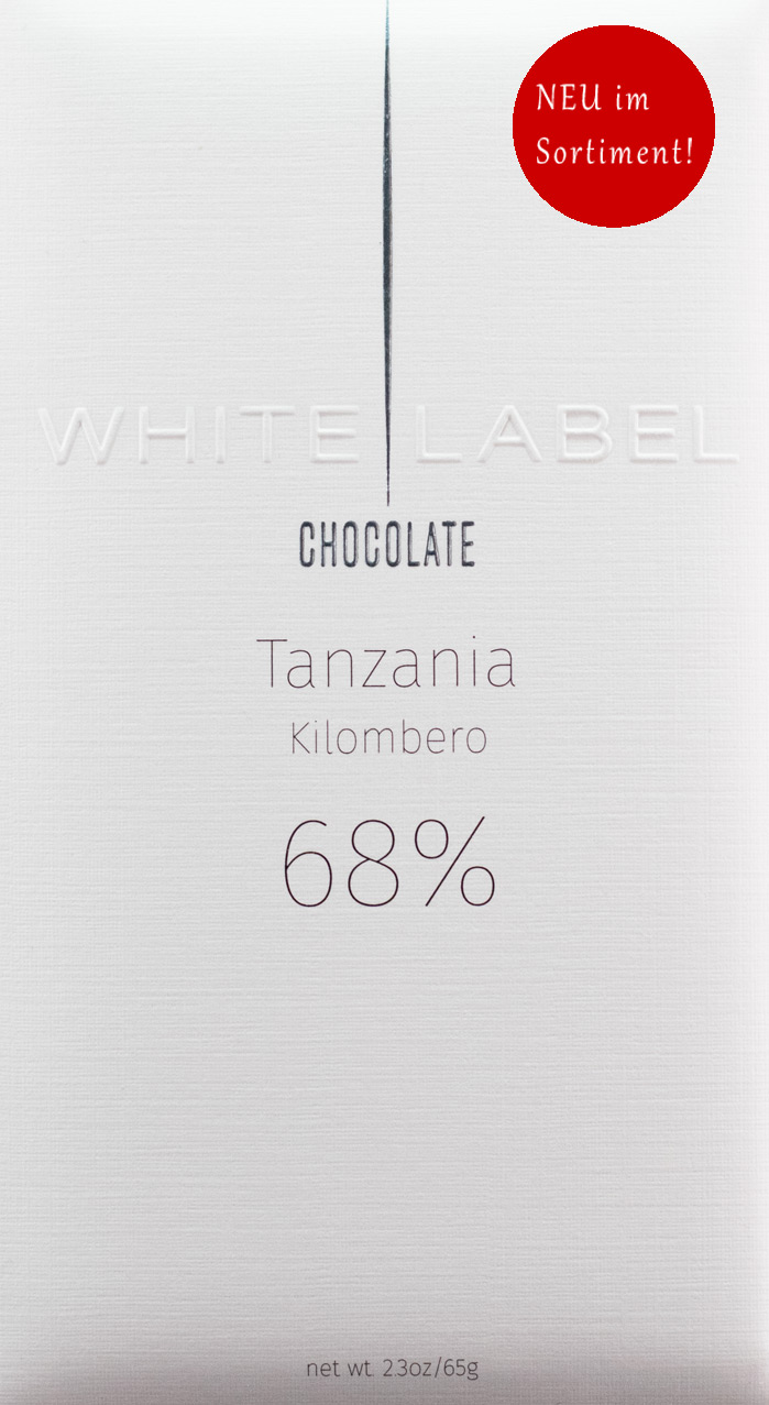 WHITE LABEL Chocolate | Dunkle Schokolade »Tanzania - Kilombero« 68%