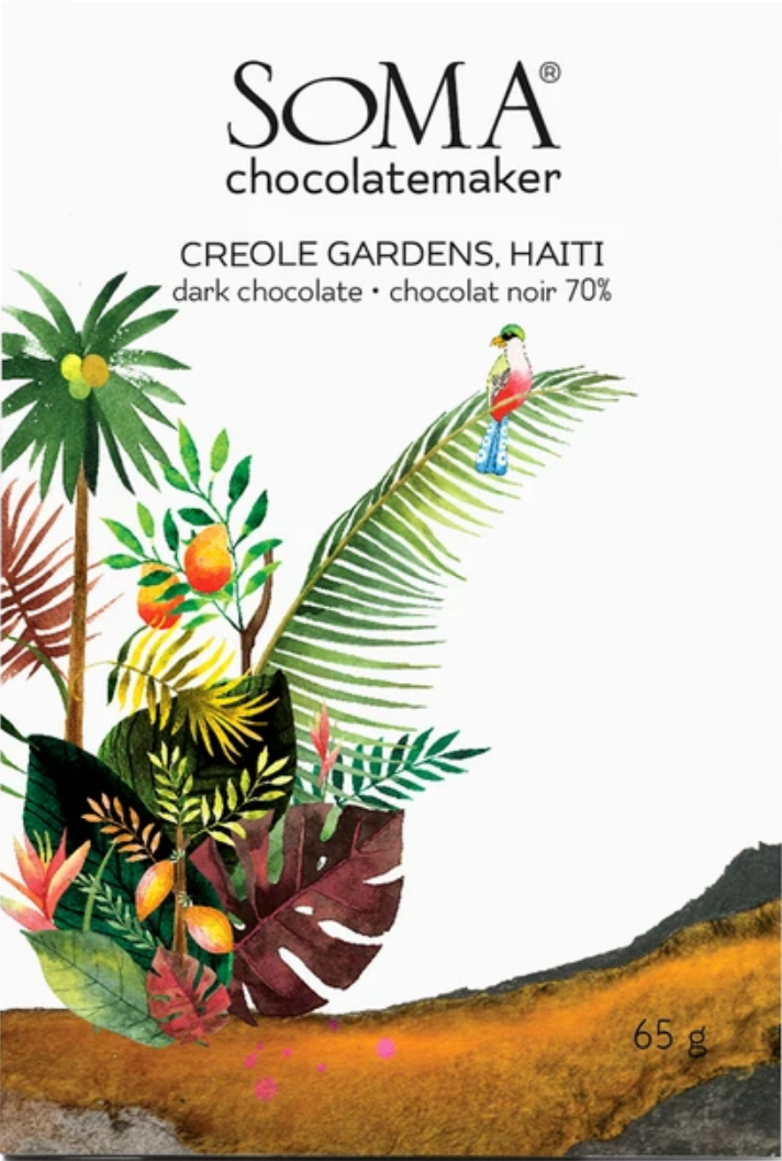 SOMA Chocolates | Dunkle Schokolade »Creole Gardens Dark- Haiti« 70% | 65g
