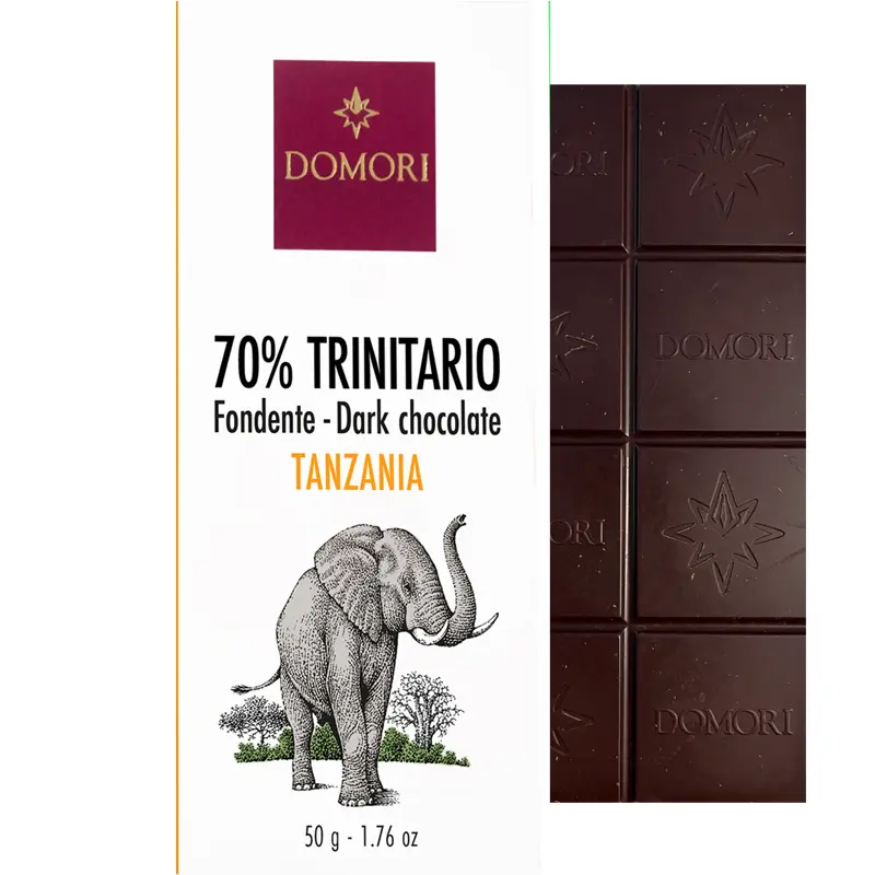 DOMORI | Dunkle Schokolade Trinitario »Tanzania« 70% | 50g Trinitario Tanzania Schokolade von Domori italien