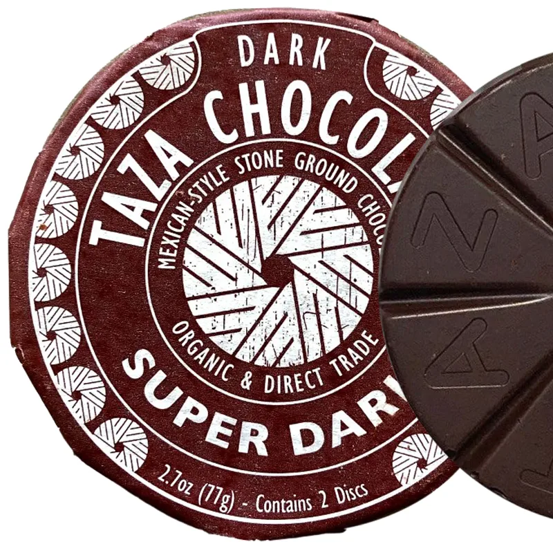 TAZA Chocolate Mexicano | Dunkle Schokolade »Super Dark« 85% | 77g Sae Salt Mexico Rohschokolade 85% von Taza