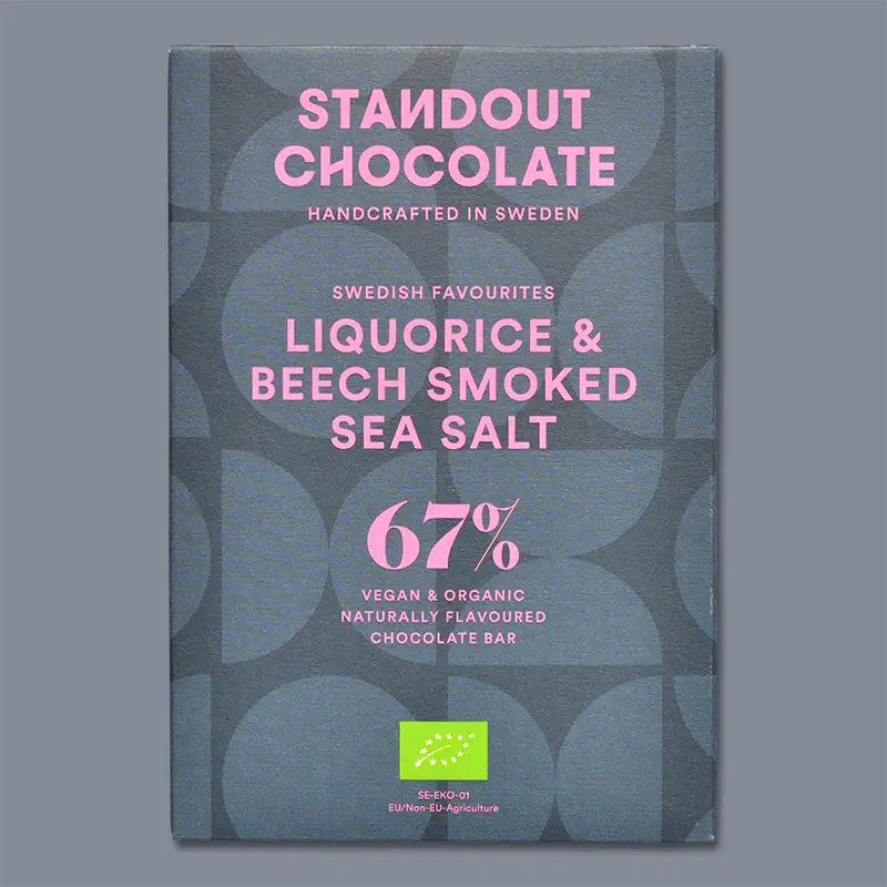 Schokolade mit Lakritz von Standout Chocolate