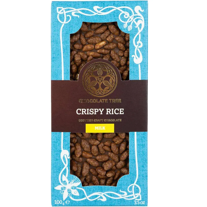 CHOCOLATE TREE | Milchschokolade & Puffreis »Crispy Rice« 45% | 100g