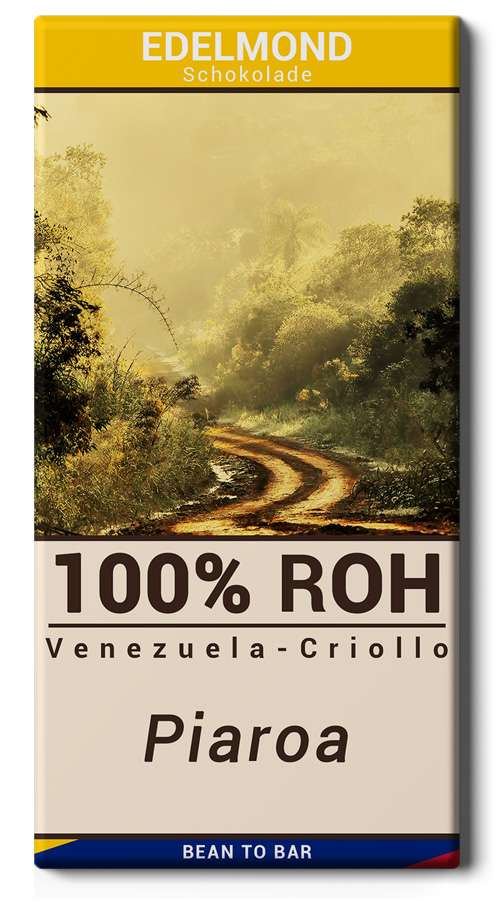 EDELMOND Rohschokoladen | Kakaomasse Venezuela »Criollo Piaroa« 100% | 73g