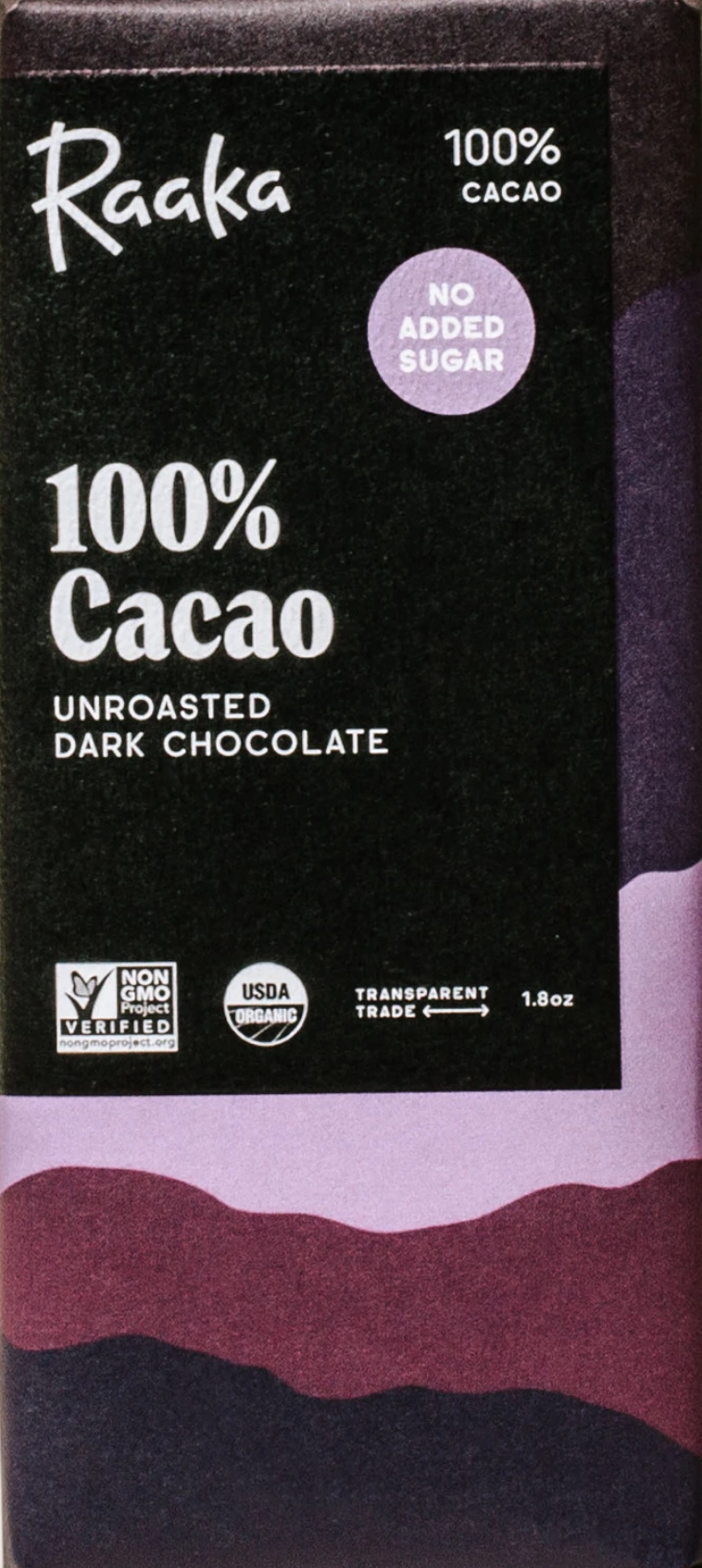 RAAKA Schokoladen | Ungeröstet »Unroasted Dark« Kakaomasse 100% | 50g