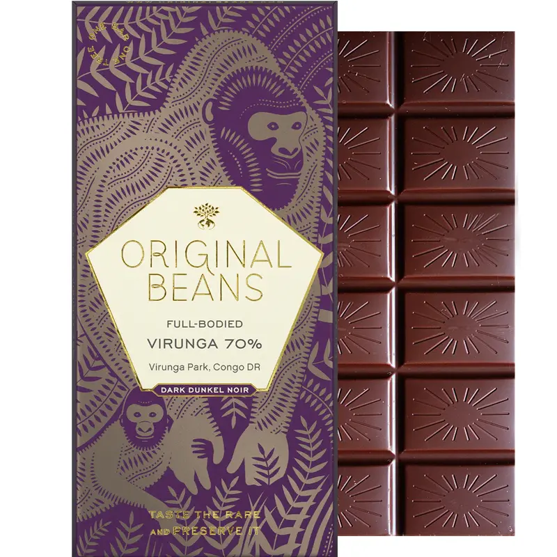 Virunga 70 % Schokolade von original beans