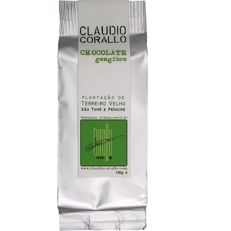 Dunkle Schokolade mit Ingwer Gengibre von Claudio Corallo