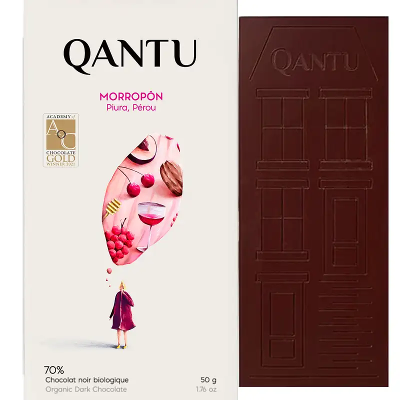 QANTU Schokolade »Morropon« Piura Perou 70% | 50g Morropon Piura Peru Schokolade von Qantu Kanada