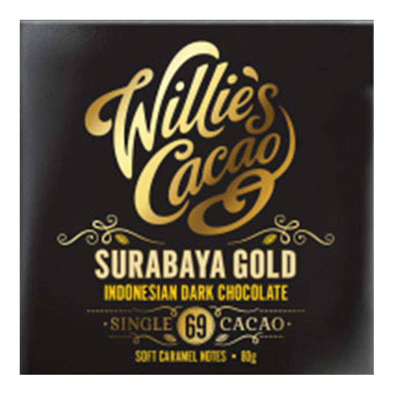  WILLIE's Cacao | Dunkle Schokolade »Indonesien – Surabaya Gold« 69% | 50g