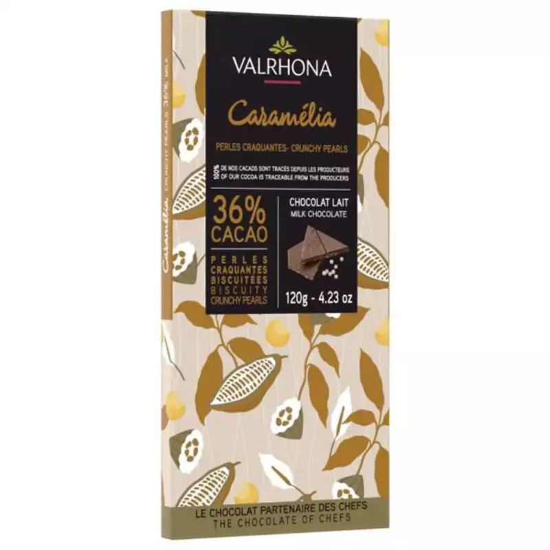 Caramelia Schokolade mit Knusperkaramell von Valrhona