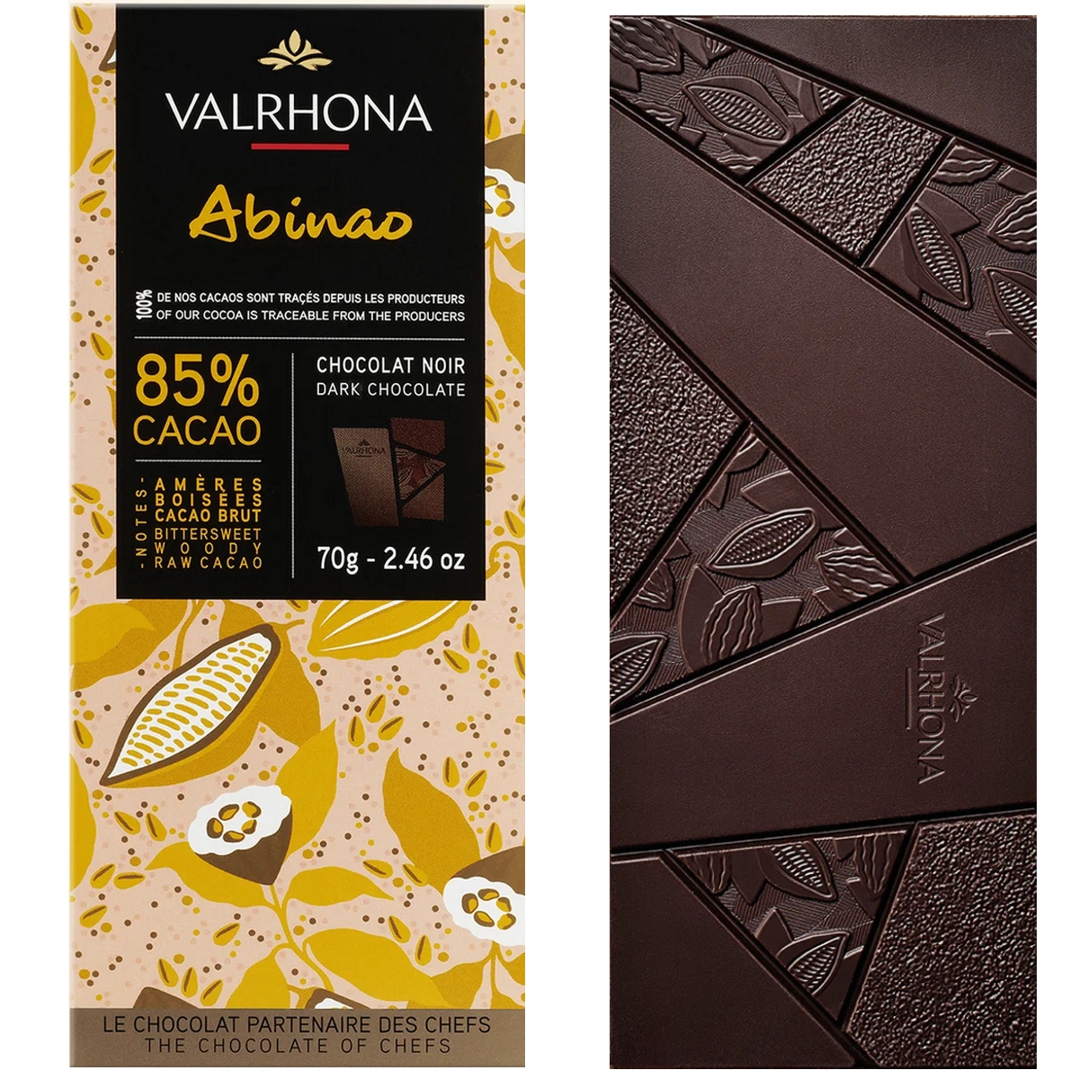 VALRHONA Abinao 85 % – dunkle Schokolade aus Afrika, Mariage de Grands Crus