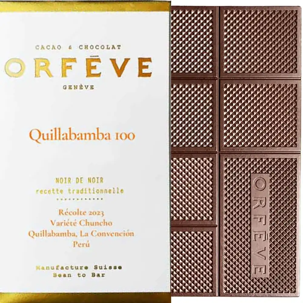 Chuncho peru Schokolade Quillabamba 100 % Kakaomasse von Orfeve Schweiz