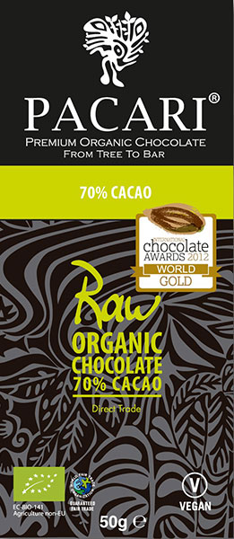 PACARI Schokolade »RAW-Chocolate« Ecuador 70%
