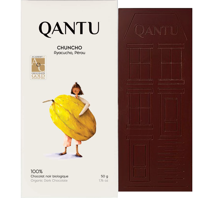 QANTU Schokoladen | Kakaomasse »Chuncho« Ayacucho Perou 100% | 50g Kakaomaase 100% von Qantu Schokoladen Montreal Canada