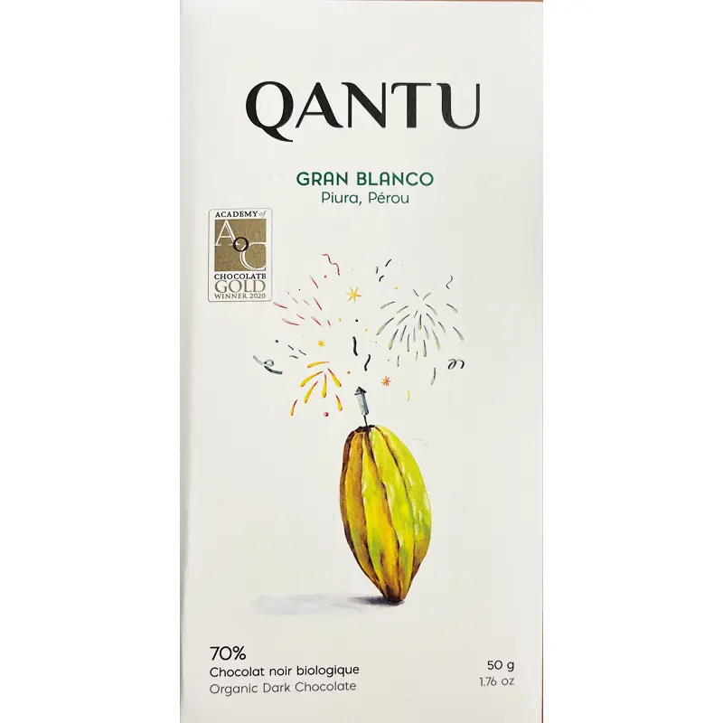 Gran Blanco Piura Peru Schokolade von Qantu Canada