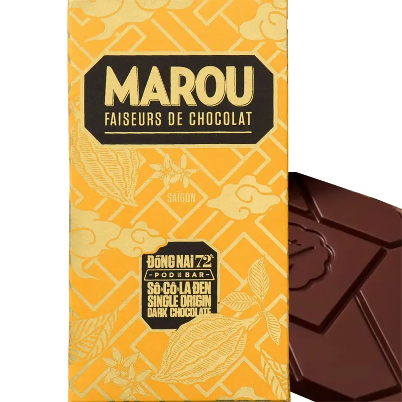 MAROU | Dunkle Schokolade »Vietnam Dong Nai« 72% | 80g Dong Nai 72 Schokolade von Marou Vietnam