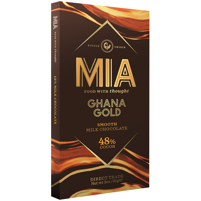 MIA | Milchschokolade GHANA GOLD »Smooth« 48% | 85g