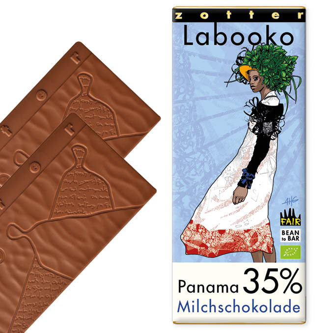 ZOTTER | »Labooko« Milchschokolade Panama 35% | BIO | 70g