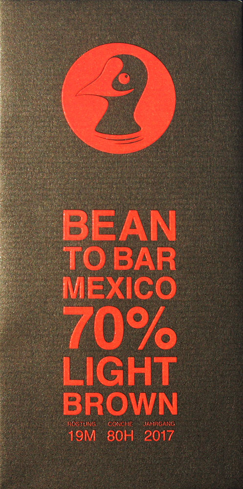 TAUCHERLI | Schweizer Schokolade »Light Brown Mexico« 70% | 80g