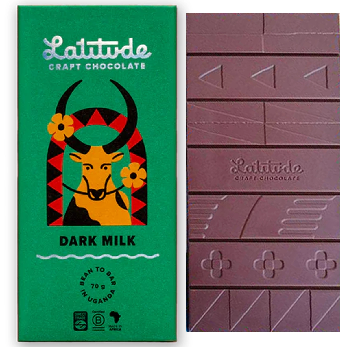 Latitude Milchschokolade Dark Milk aus Uganda