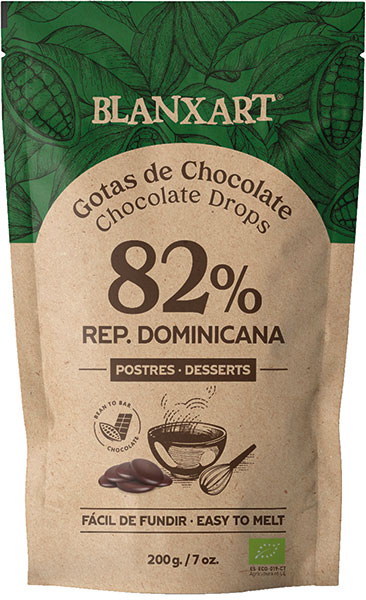  Schokoladendrops von Blanxart Rep. Dominicana 82% Kakaogehalt