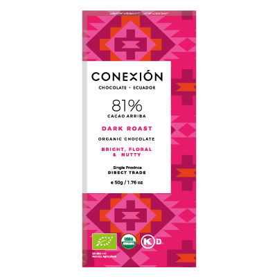 CONEXIÓN Chocolate Ecuador | Schokolade »Dark Roast« 81% | 50g