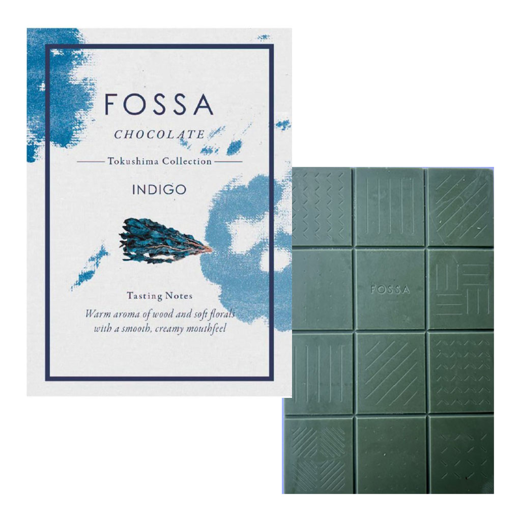 FOSSA Chocolate | Weiße Schokolade »Indigo« Tokushima Collection 70% | 50g 