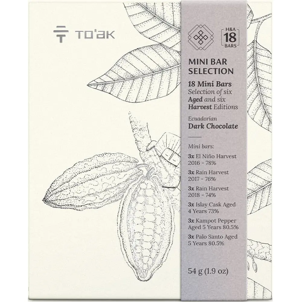 Aged and Harvest Schokoladen Beste gereifte Schokoladen von TOAK Ecuador