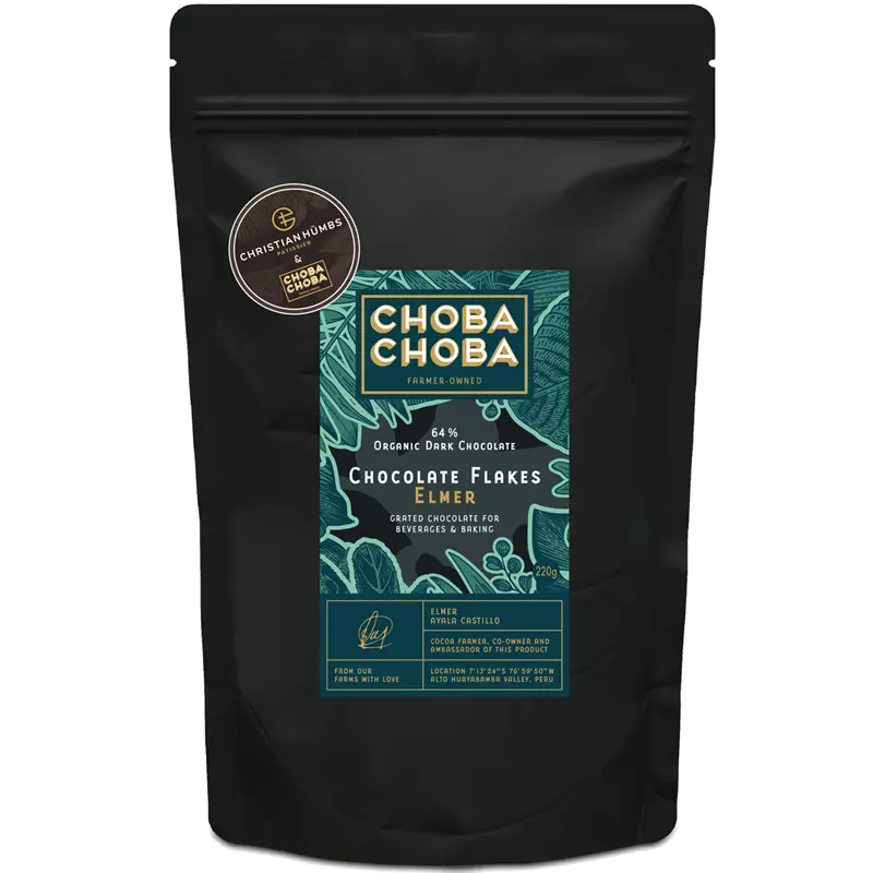 Chocolate Flakes Drops Backschokolade von Choba Choba
