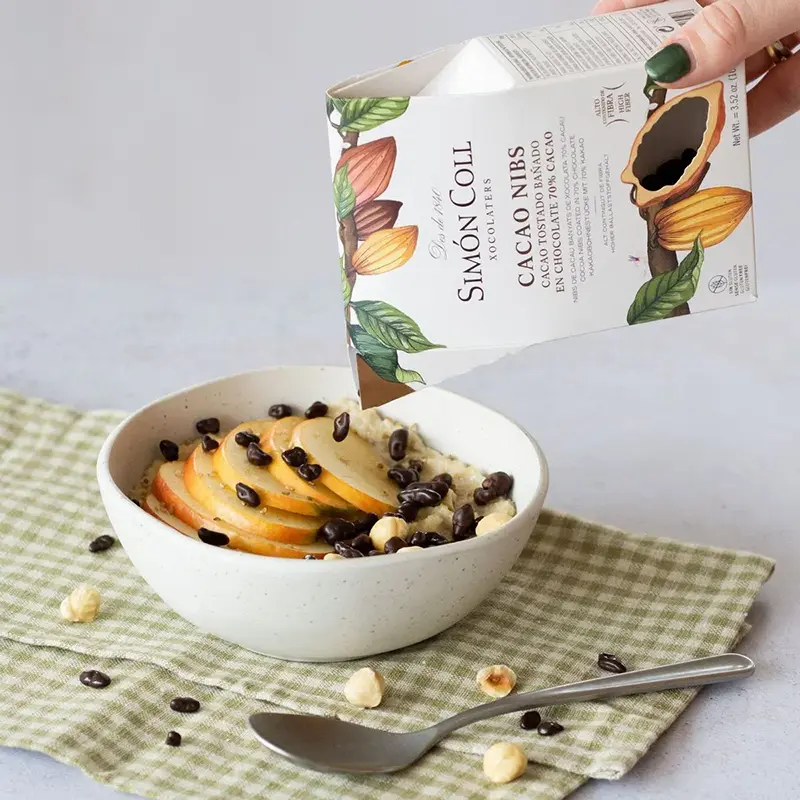 Kakaonibs aufs Dessert