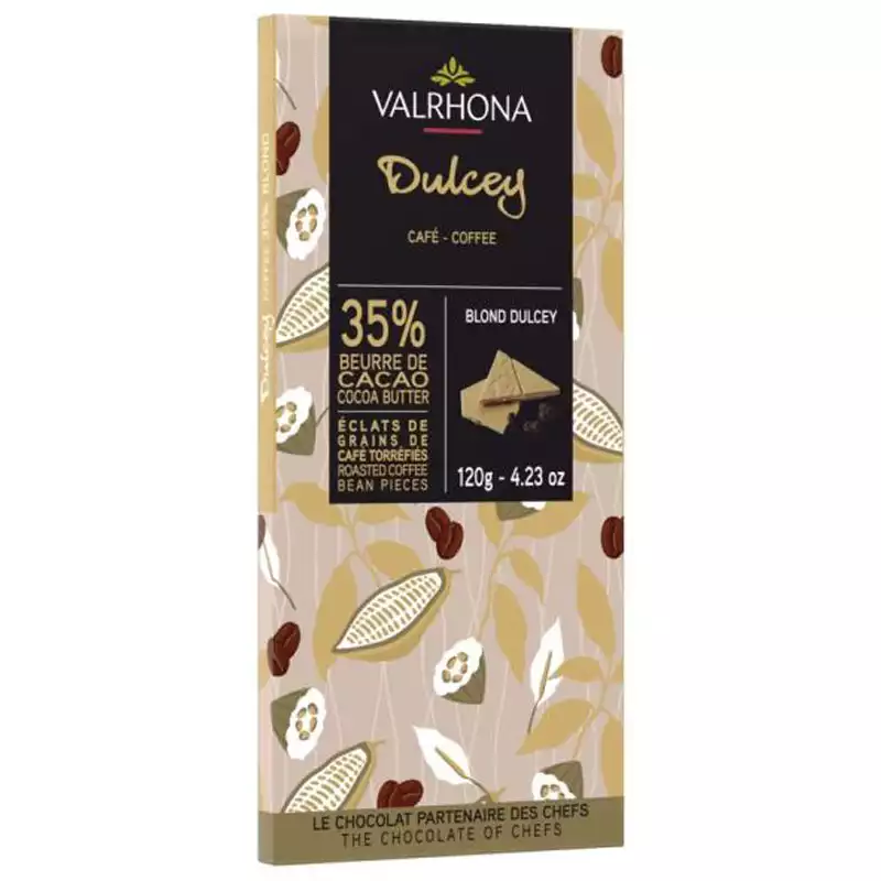 Weiße Schokolade Dulcey mit Kaffee von Valrhona