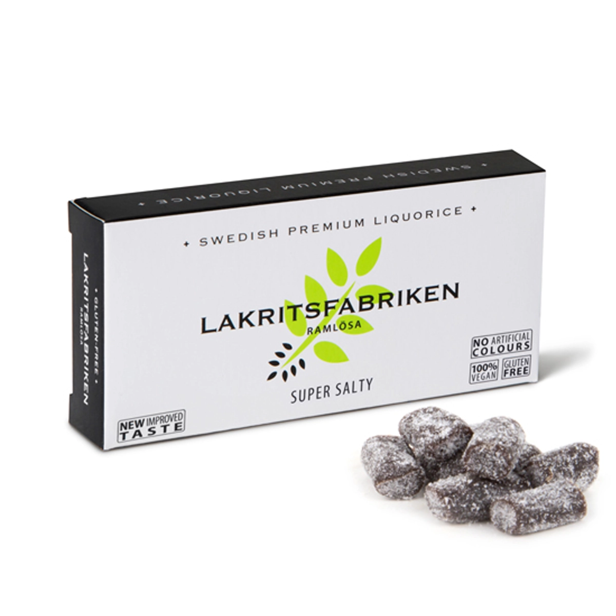 LAKRITSFABRIKEN | Lakritz supersalzig Schweden »Liquorice Super Salty« | 40g