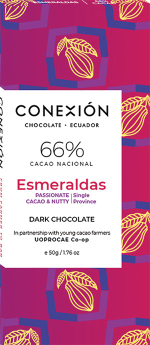 CONEXIÓN Chocolate Ecuador | Schokolade »Esmeraldas« 66% | 50g