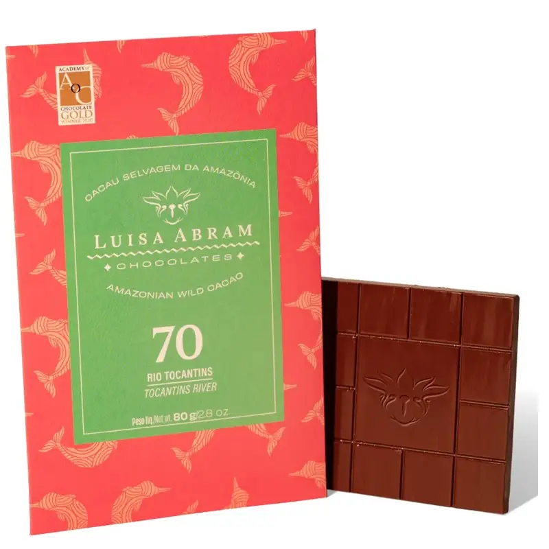 LUISA ABRAM Chocolate | Dunkle Schokolade »Brasilien - Rio Tocantins« 70% | 80g Dunkle Schokolade Rio Tocantins River von luisa Abram